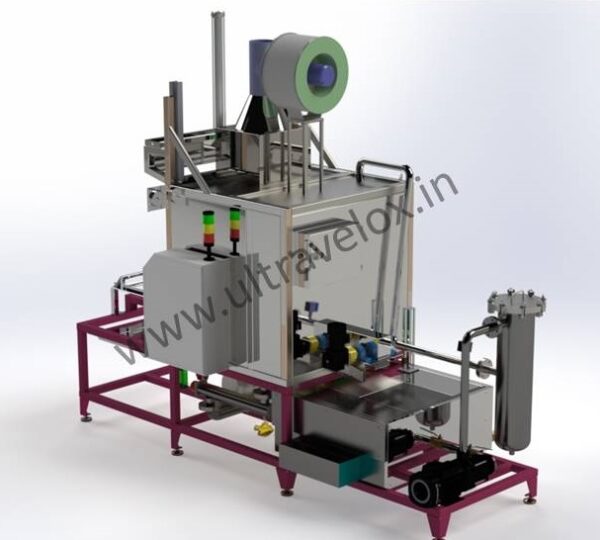 front loading heavy component cleaning