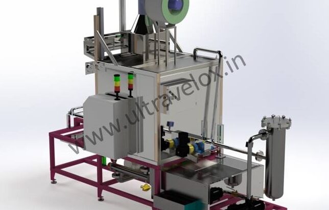 front loading heavy component cleaning